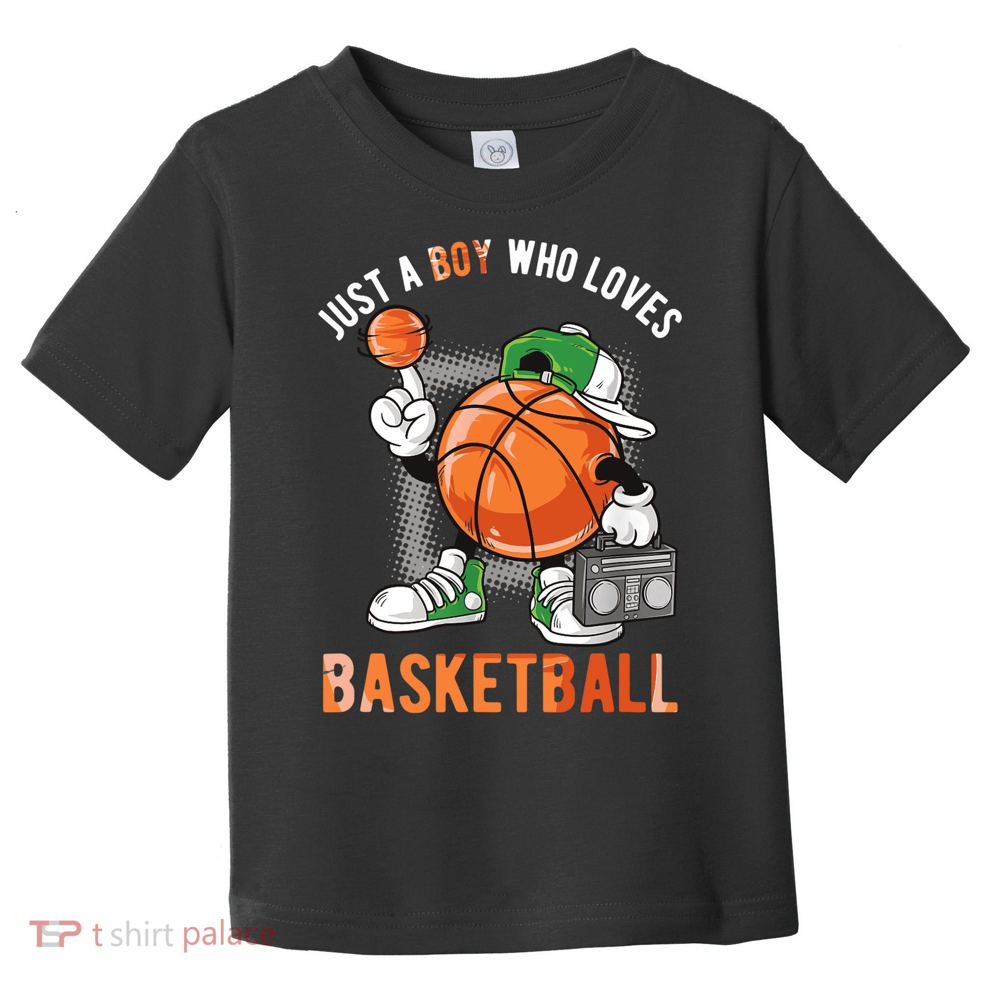 Just A Boy Who Loves Basketball Toddler T-Shirt