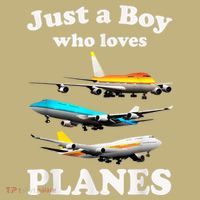 Just A Boy Who Loves Planes &Amp; Toddler Airplane Lover Sweatshirt thumb 2