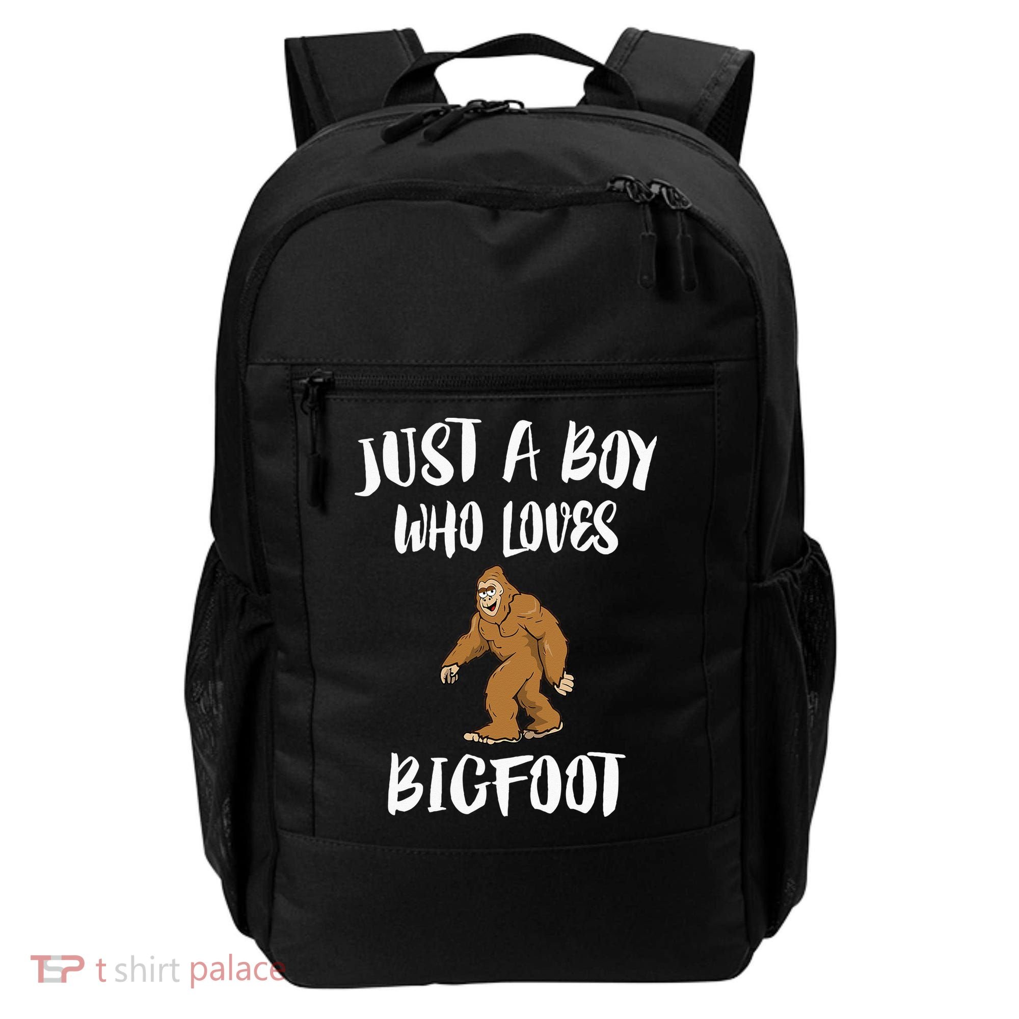 Just A Boy Who Loves Bigfoot Animal Gift Backpack
