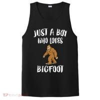 Just A Boy Who Loves Bigfoot Animal Gift PosiCharge Competitor Tank thumb 0