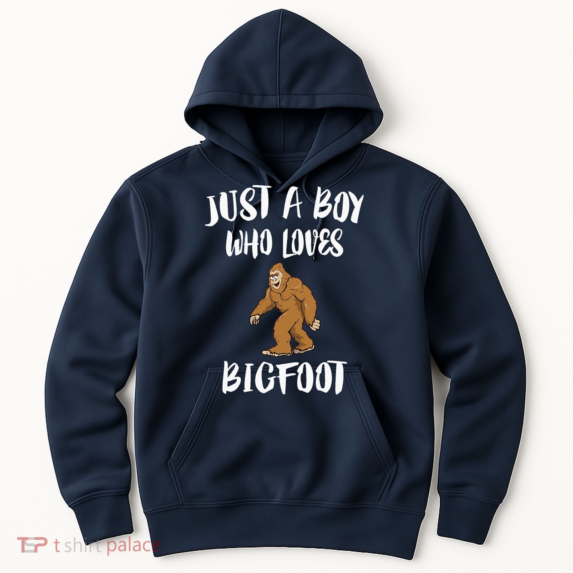 Just A Boy Who Loves Bigfoot Animal Gift Hoodie
