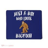 Just A Boy Who Loves Bigfoot Animal Gift Mousepad thumb 0