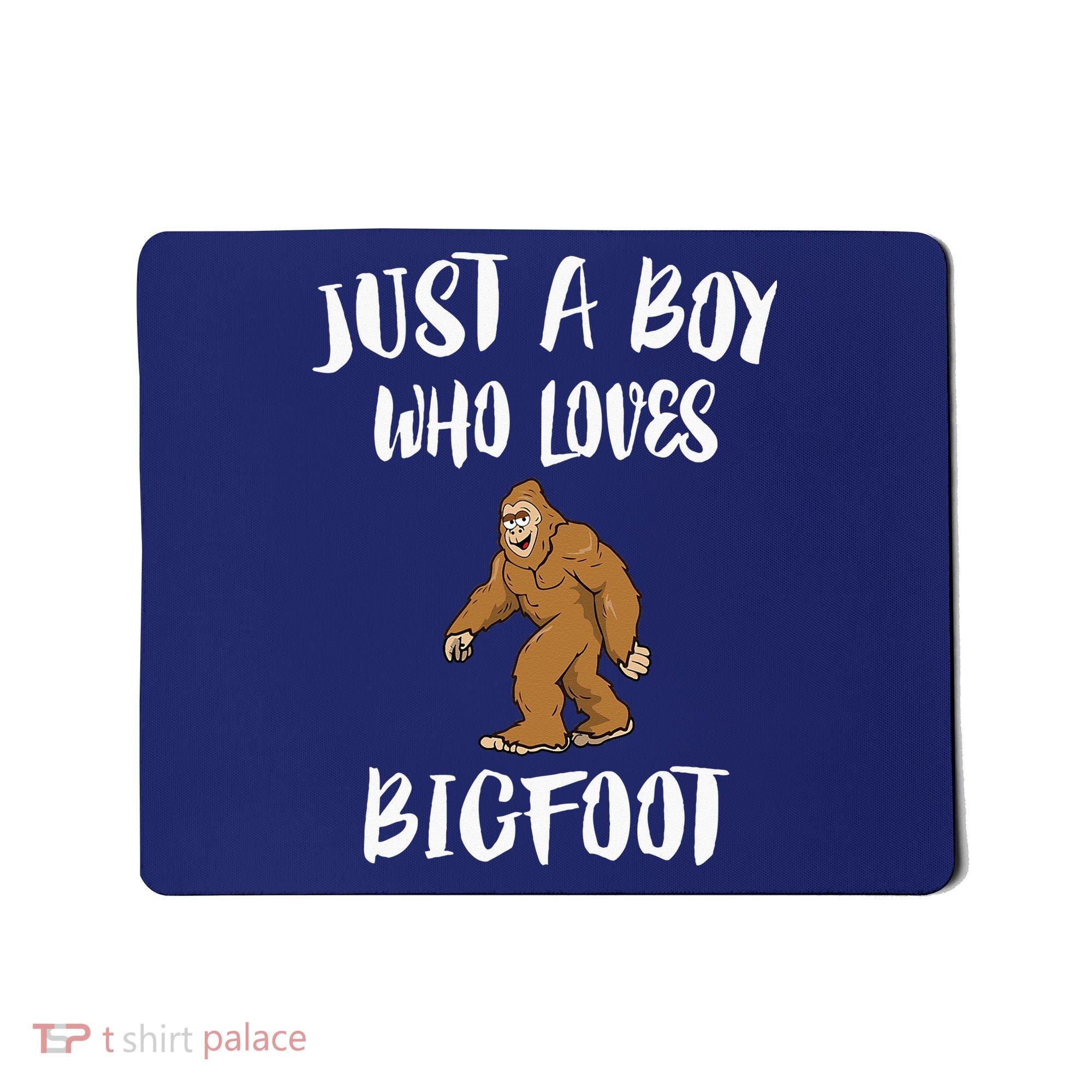 Just A Boy Who Loves Bigfoot Animal Gift Mousepad