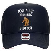 Just A Boy Who Loves Bigfoot Animal Gift Hat thumb 0