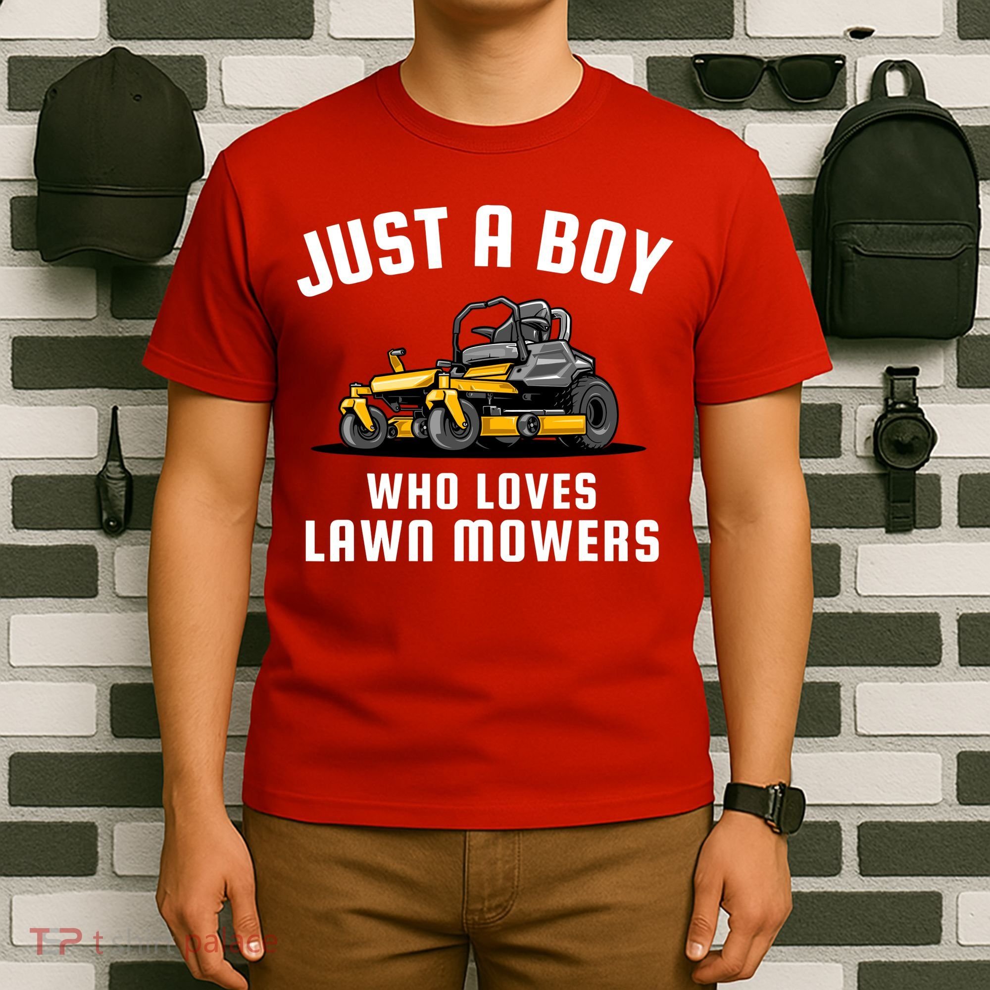 Just A Boy Who Loves Lawn Mowers T-Shirt
