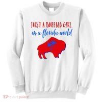 Just A Buffalo Girl In A Florida World Sweatshirt thumb 0