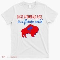 Just A Buffalo Girl In A Florida World T-Shirt thumb 0