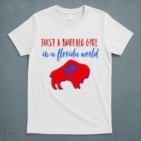 Just A Buffalo Girl In A Florida World T-Shirt thumb 5