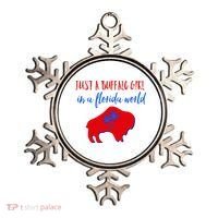 Just A Buffalo Girl In A Florida World Ornament thumb 0