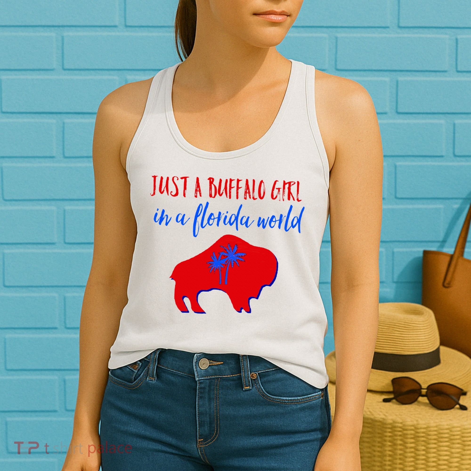Just A Buffalo Girl In A Florida World Women's Tank Top
