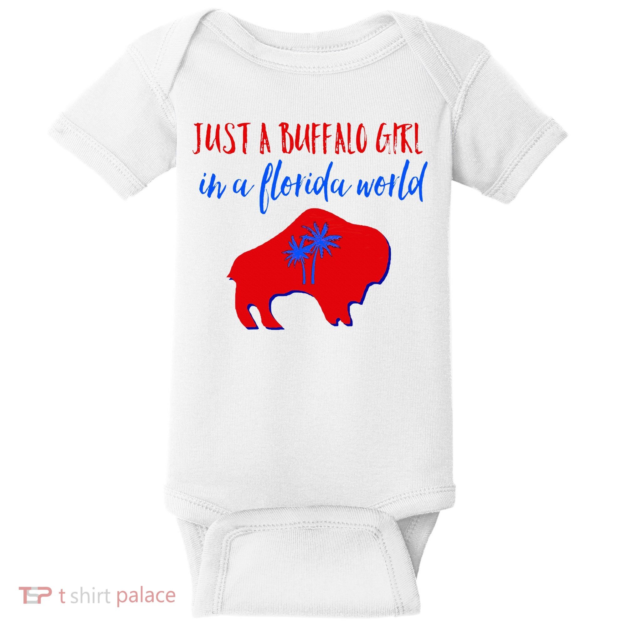 Just A Buffalo Girl In A Florida World Baby Bodysuit