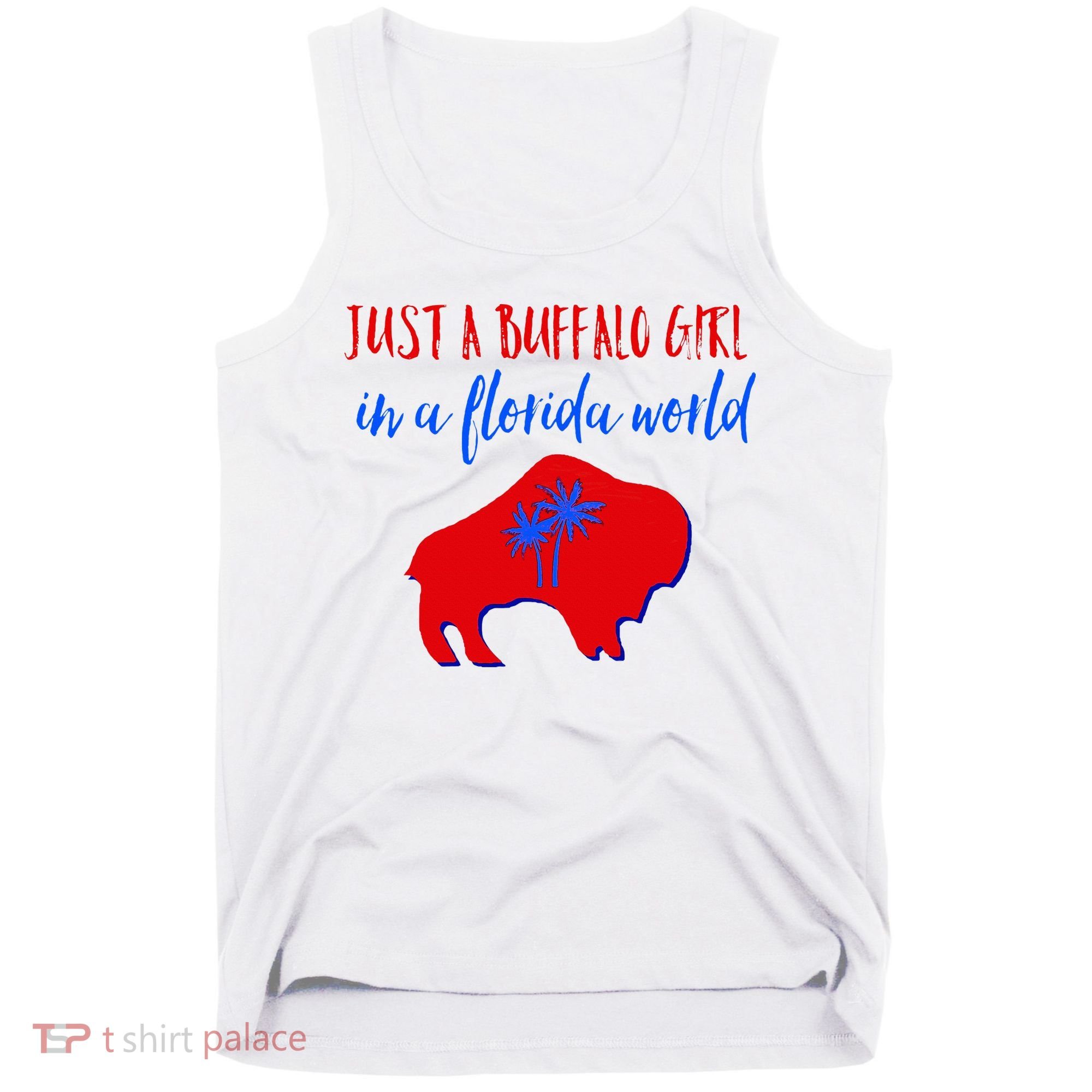 Just A Buffalo Girl In A Florida World Tank Top