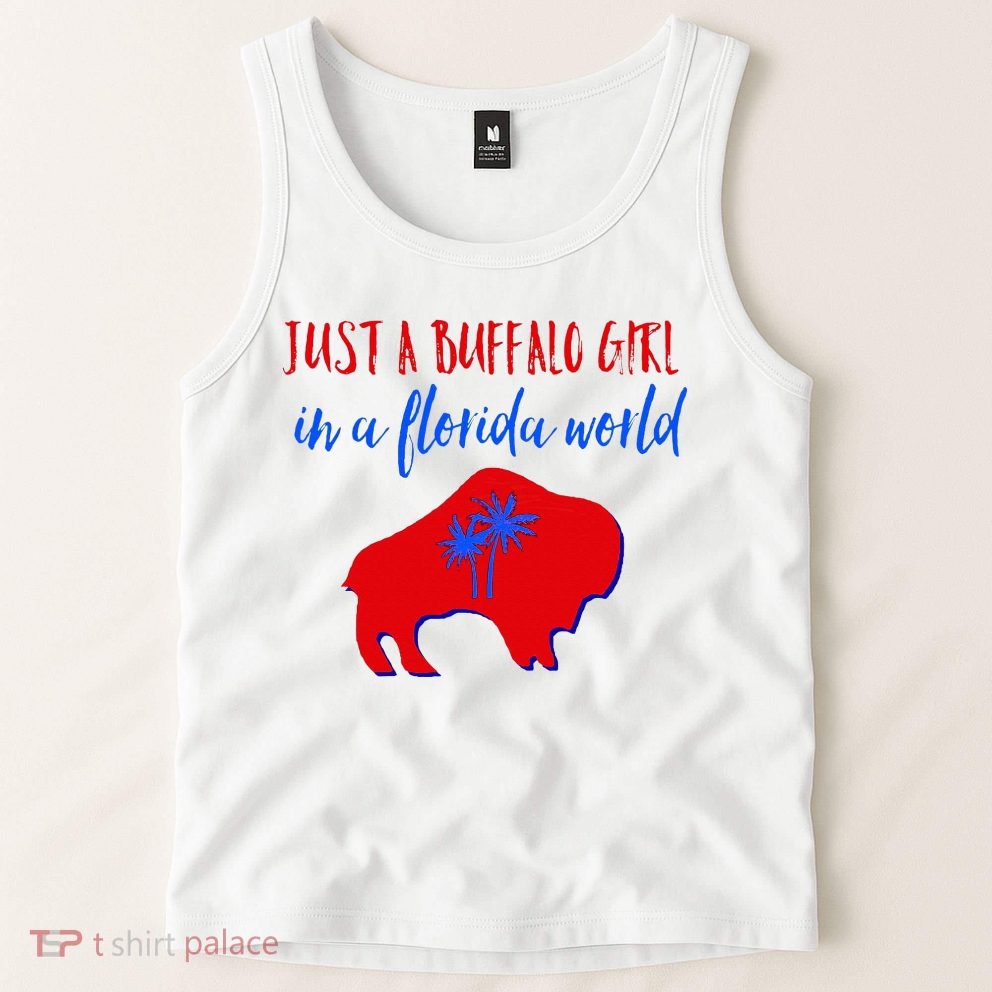 Just A Buffalo Girl In A Florida World Tank Top