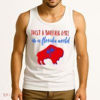 Just A Buffalo Girl In A Florida World Tank Top thumb 3