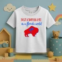Just A Buffalo Girl In A Florida World Toddler T-Shirt thumb 3