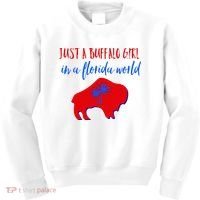 Just A Buffalo Girl In A Florida World Kids Sweatshirt thumb 0