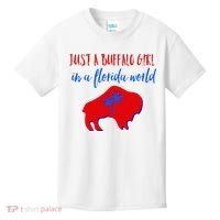 Just A Buffalo Girl In A Florida World Kids T-Shirt thumb 0