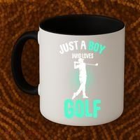 Just A Boy Who Loves Golf Club Golfer Golfing Gift Coffee Mug thumb 2