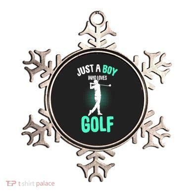 Just A Boy Who Loves Golf Club Golfer Golfing Gift Ornament
