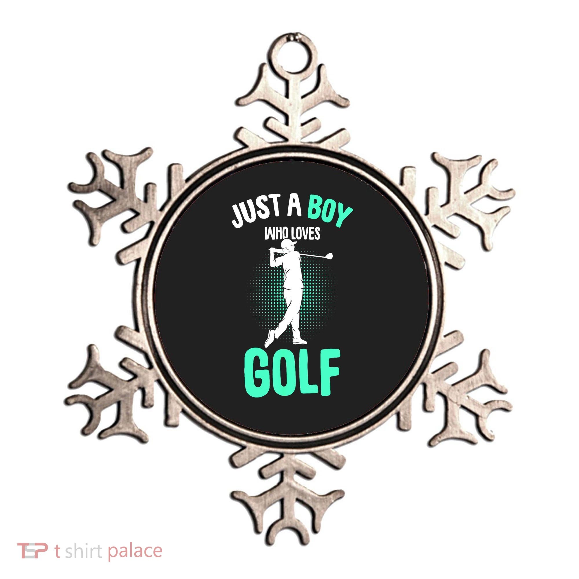 Just A Boy Who Loves Golf Club Golfer Golfing Gift Ornament