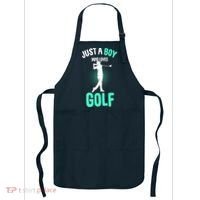 Just A Boy Who Loves Golf Club Golfer Golfing Gift Apron thumb 0