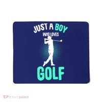 Just A Boy Who Loves Golf Club Golfer Golfing Gift Mousepad thumb 0