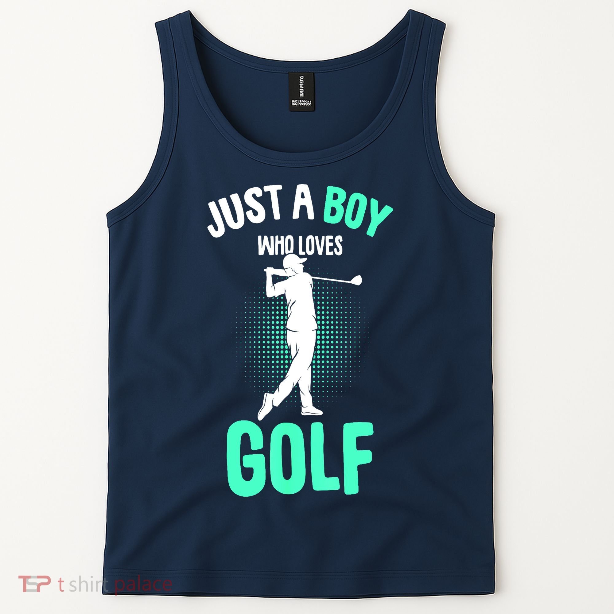 Just A Boy Who Loves Golf Club Golfer Golfing Gift Tank Top