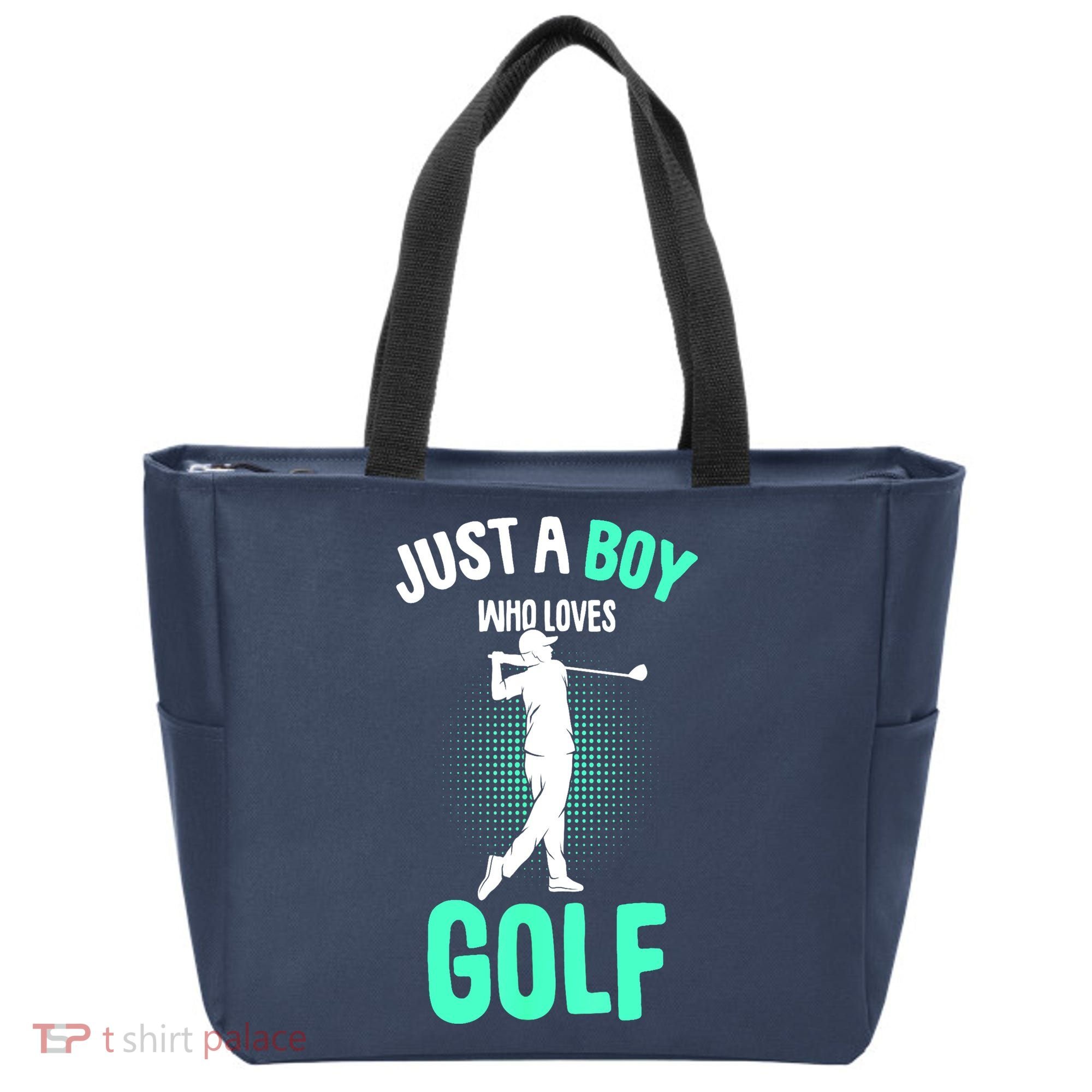 Just A Boy Who Loves Golf Club Golfer Golfing Gift Tote Bag
