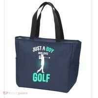 Just A Boy Who Loves Golf Club Golfer Golfing Gift Tote Bag thumb 3
