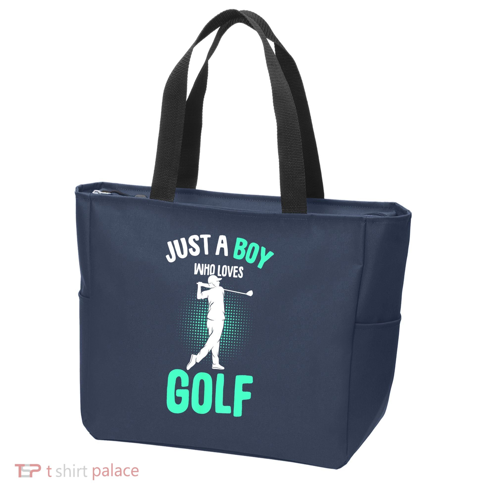 Just A Boy Who Loves Golf Club Golfer Golfing Gift Tote Bag