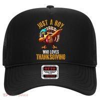 Just A Boy Who Loves Thanksgiving Turkey Dab Hat thumb 0