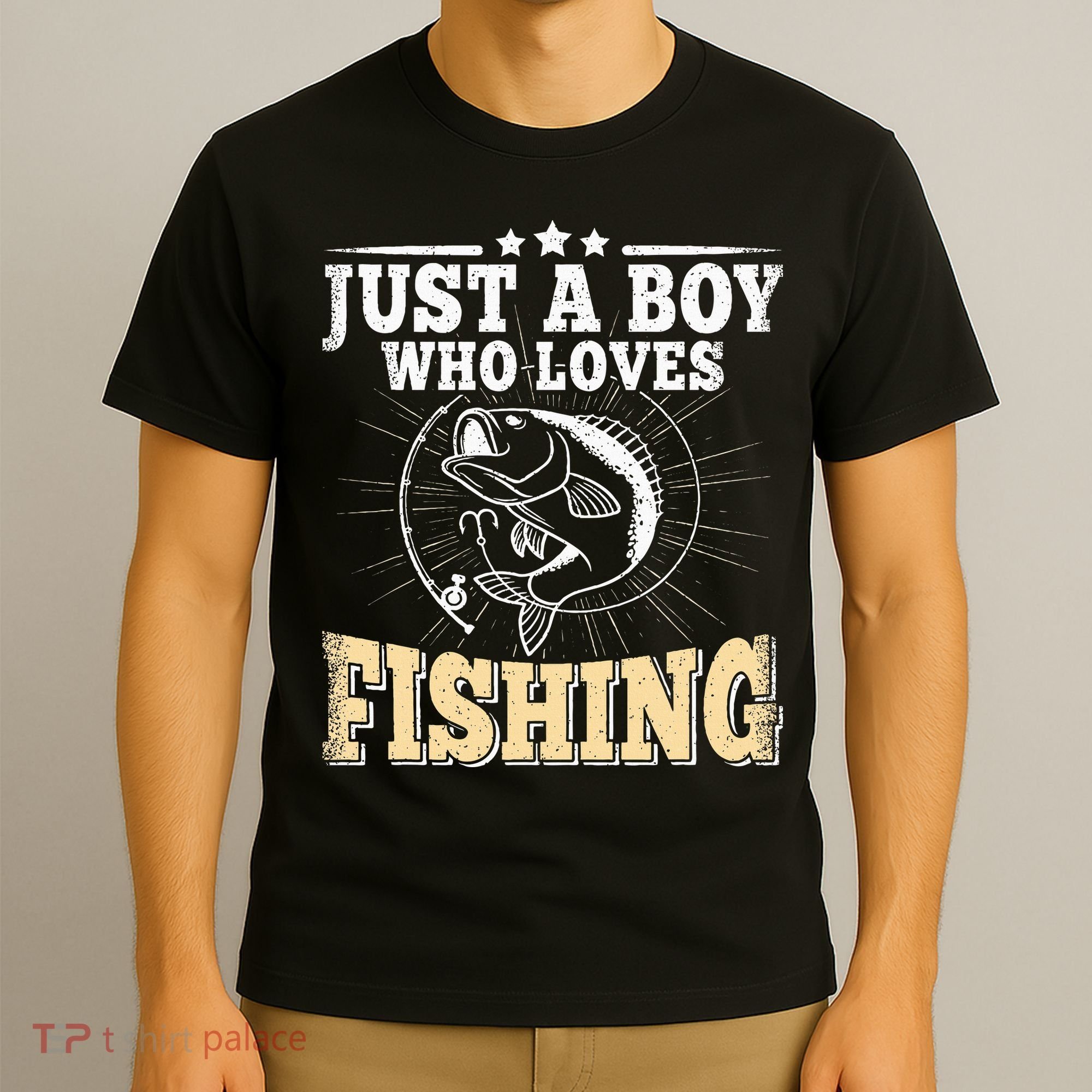 Just A Boy Who Loves Fishing T-Shirt