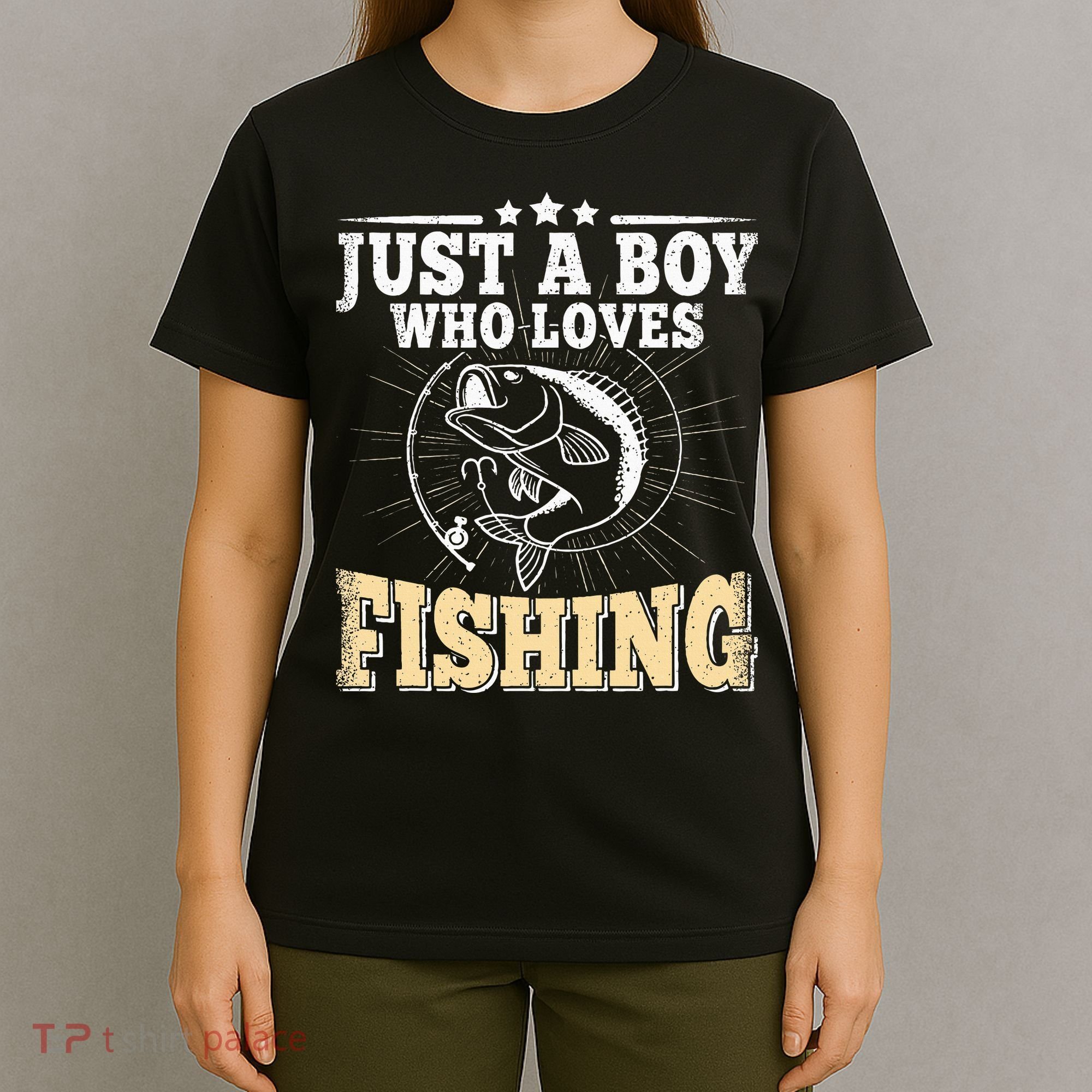 Just A Boy Who Loves Fishing T-Shirt