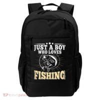 Just A Boy Who Loves Fishing Backpack thumb 0