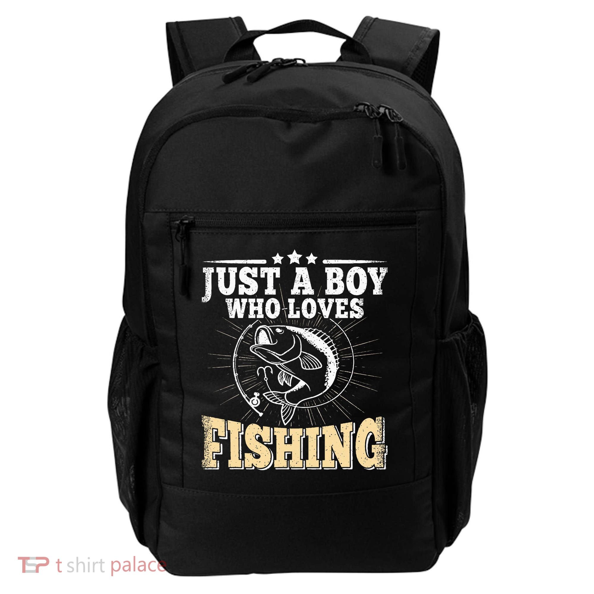 Just A Boy Who Loves Fishing Backpack