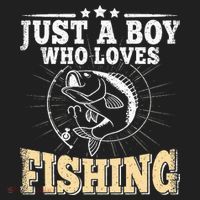 Just A Boy Who Loves Fishing Beanie thumb 2