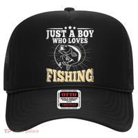 Just A Boy Who Loves Fishing Hat thumb 0
