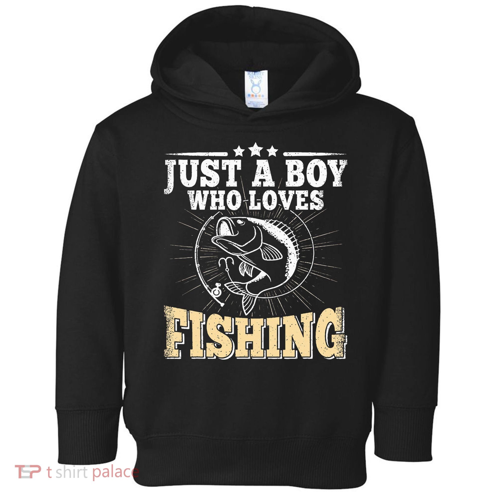 Just A Boy Who Loves Fishing Toddler Hoodie