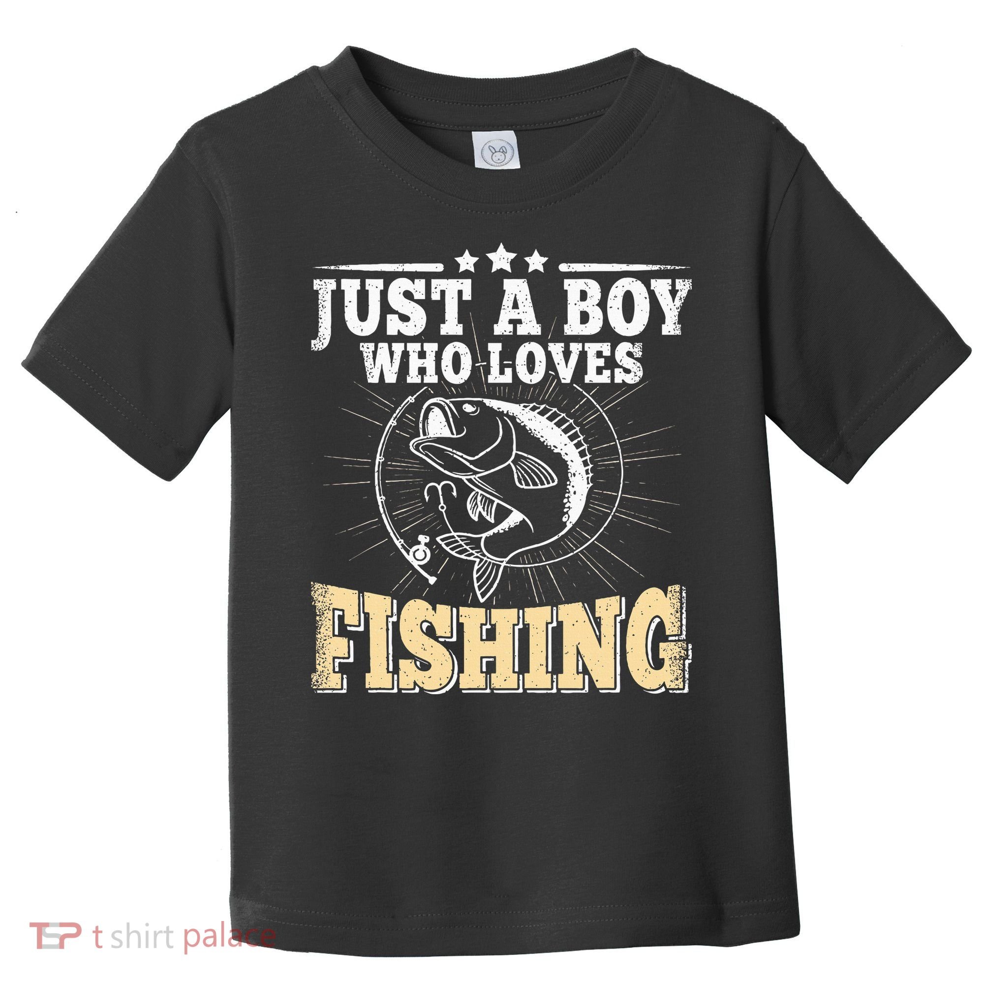 Just A Boy Who Loves Fishing Toddler T-Shirt