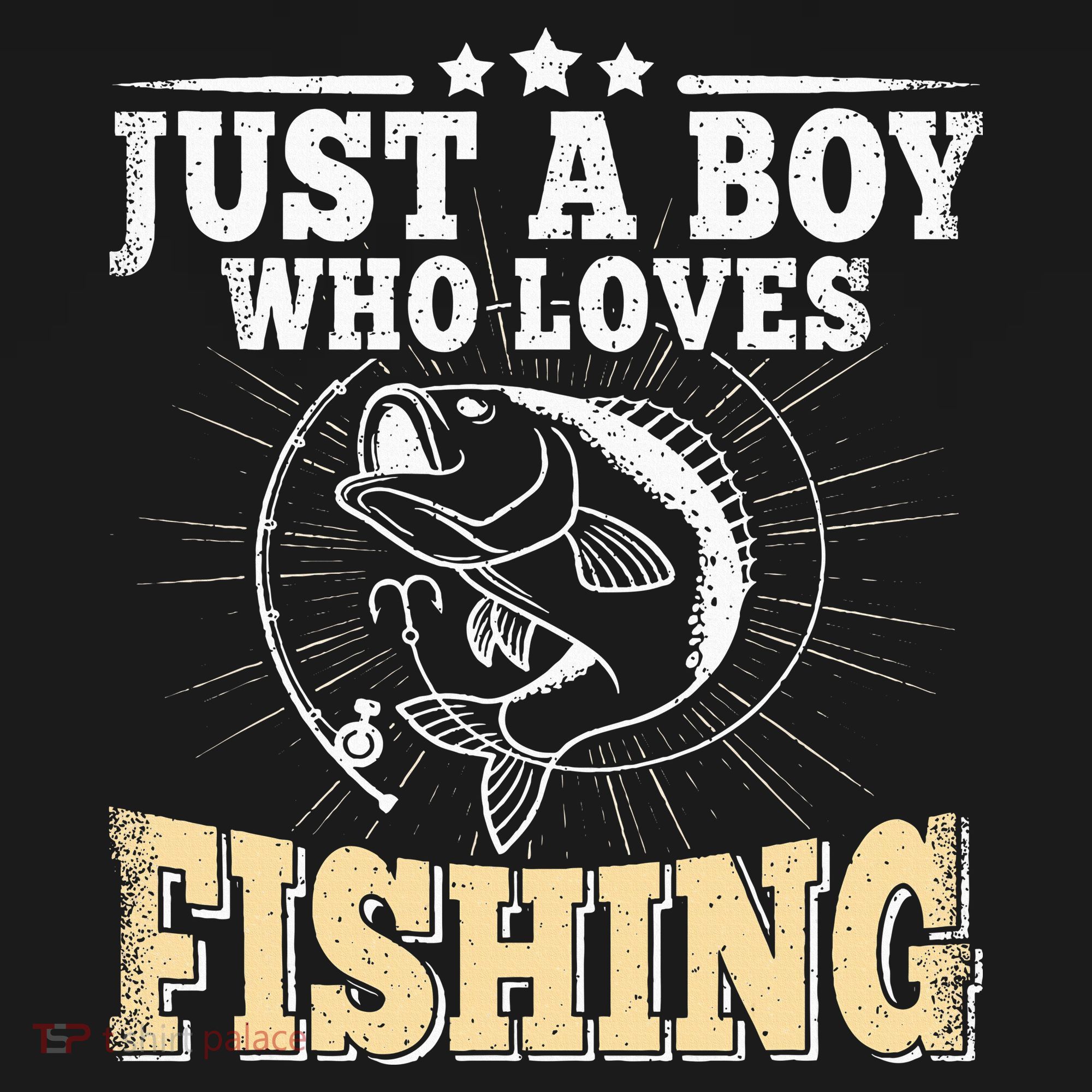 Just A Boy Who Loves Fishing Visor