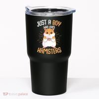 Just A Boy Who Loves Hamsters Hammy Boy Hamster Lover Tumbler thumb 0
