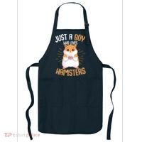 Just A Boy Who Loves Hamsters Hammy Boy Hamster Lover Apron thumb 0