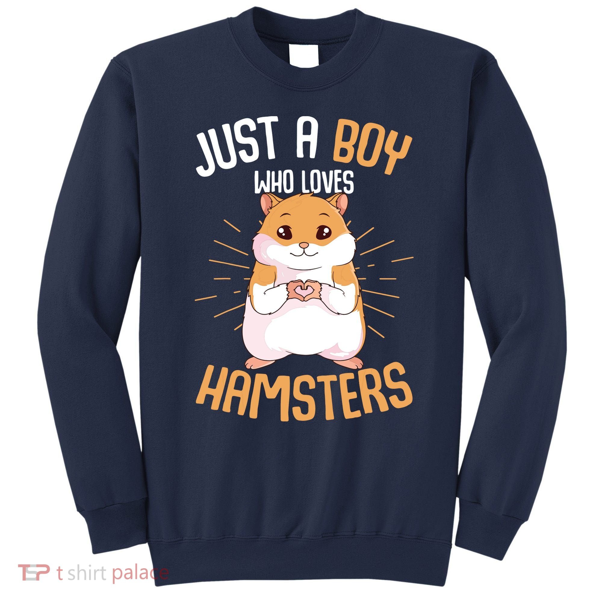 Just A Boy Who Loves Hamsters Hammy Boy Hamster Lover Sweatshirt