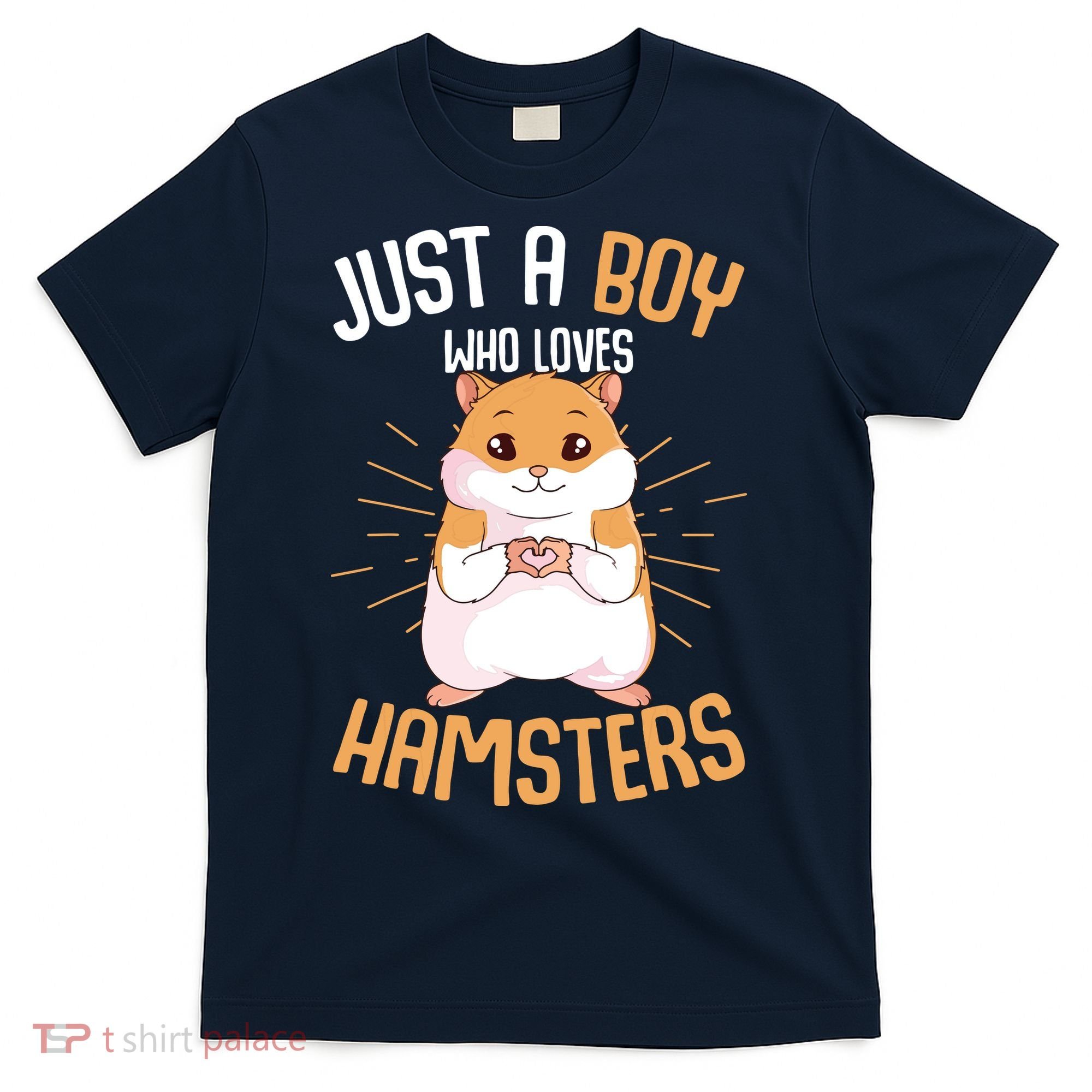 Just A Boy Who Loves Hamsters Hammy Boy Hamster Lover T-Shirt