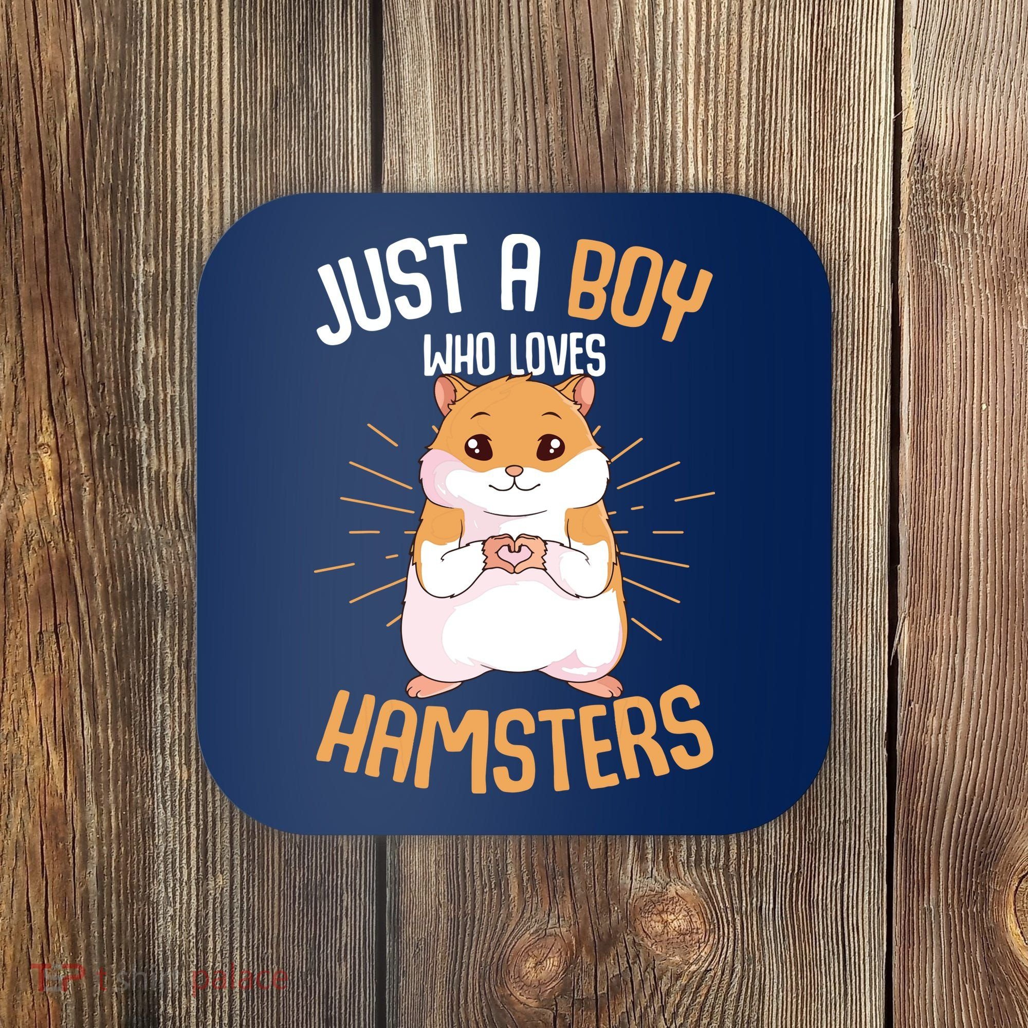 Just A Boy Who Loves Hamsters Hammy Boy Hamster Lover Coaster