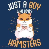 Just A Boy Who Loves Hamsters Hammy Boy Hamster Lover Baby Long Sleeve Bodysuit thumb 2