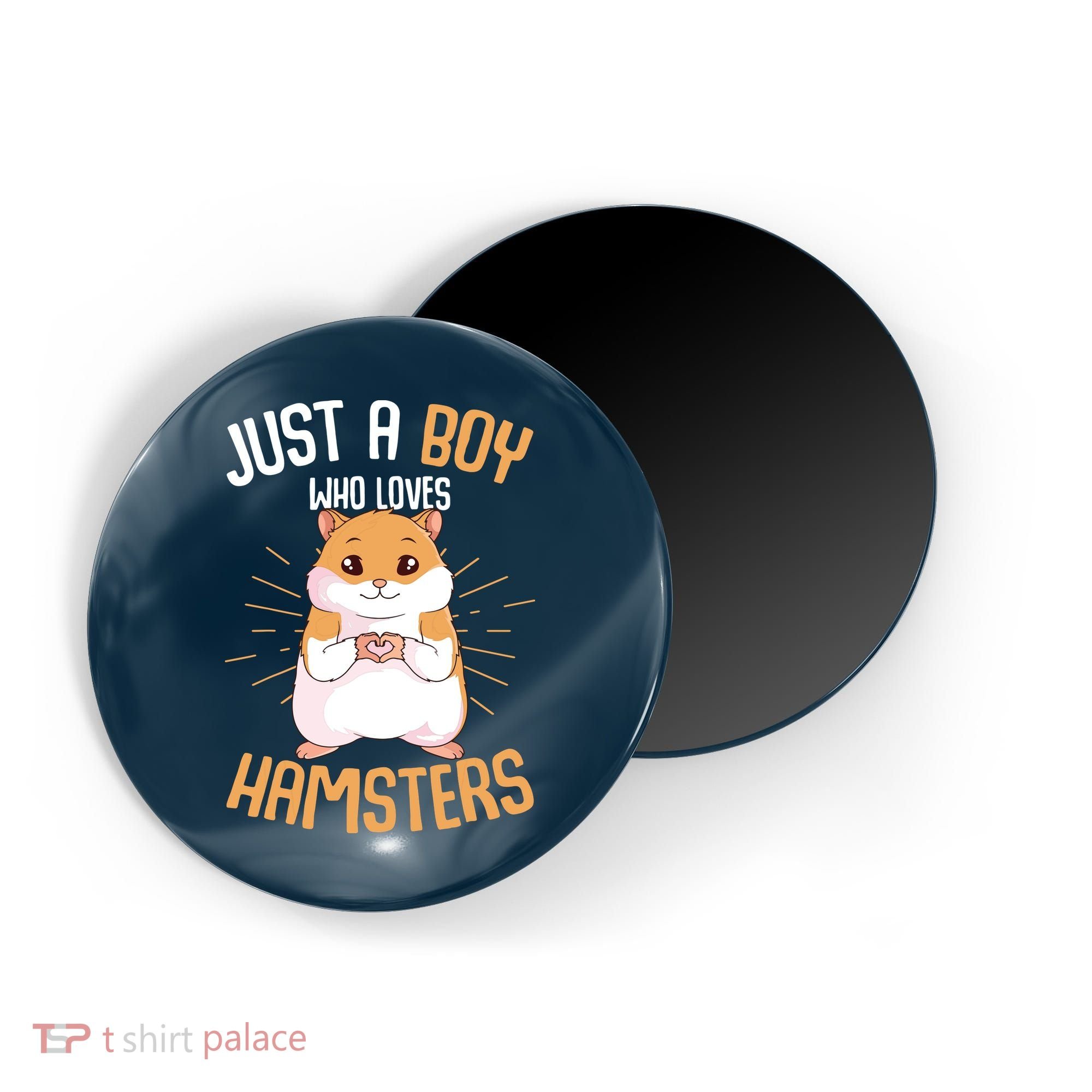 Just A Boy Who Loves Hamsters Hammy Boy Hamster Lover Magnet