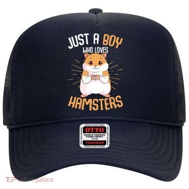 Just A Boy Who Loves Hamsters Hammy Boy Hamster Lover Hat