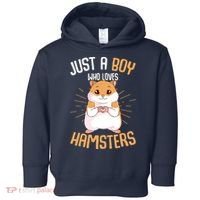 Just A Boy Who Loves Hamsters Hammy Boy Hamster Lover Toddler Hoodie thumb 0