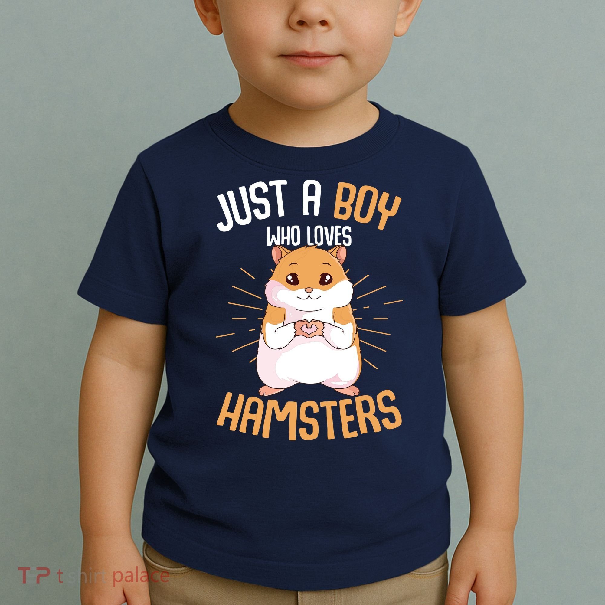 Just A Boy Who Loves Hamsters Hammy Boy Hamster Lover Toddler T-Shirt